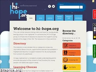 hi-hope.org