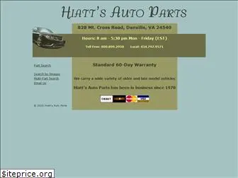 hiattsautoparts.com