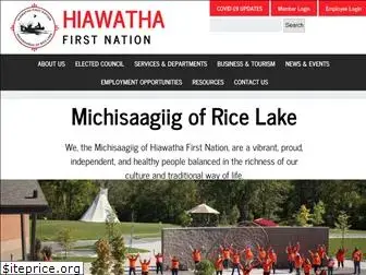 hiawathafirstnation.com