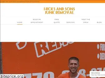 hicksandsonsjunkremoval.com