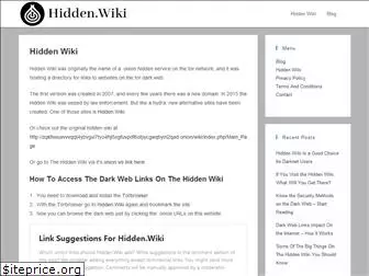 hidden.wiki