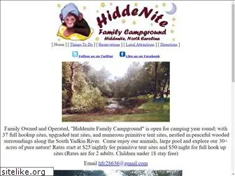 hiddenitecampground.com