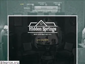 hiddenspringsbb.com