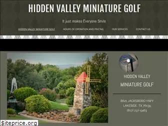 hiddenvalleyminiaturegolf.com