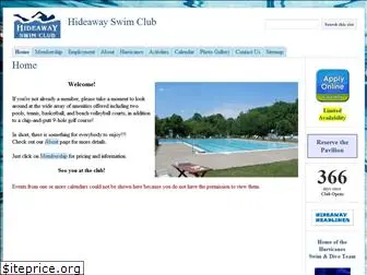 hideaway-swimclub.com