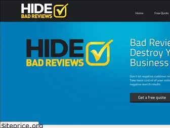 hidebadreviews.net