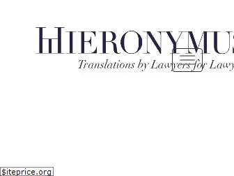 hieronymus.com