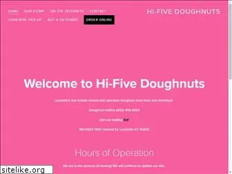 hifivedoughnuts.com