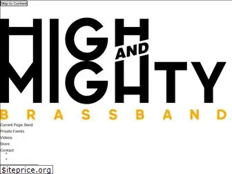 highandmightybrassband.com