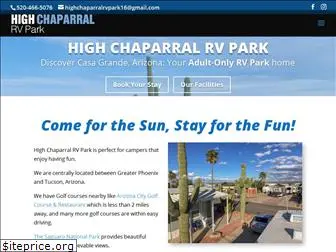 highchaparralrvpark.com
