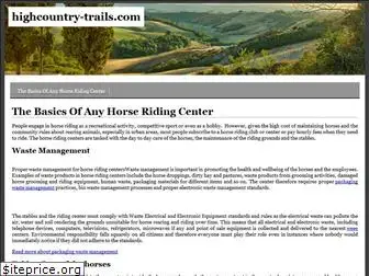 highcountry-trails.com