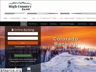 highcountrybank.net