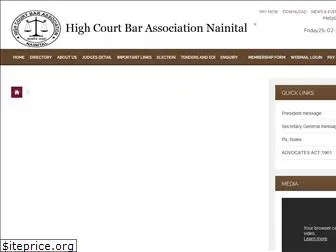 highcourtbarassociationnainital.org