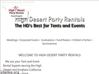 highdesertpartyrentals.com