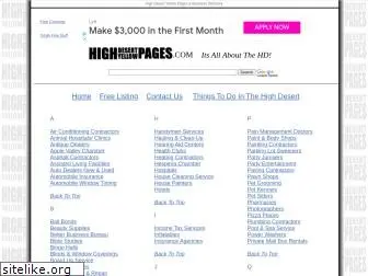 highdesertyellowpages.com