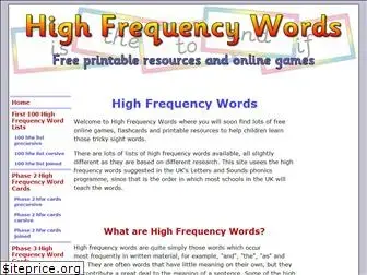 highfrequencywords.org