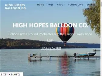 highhopesballoon.com