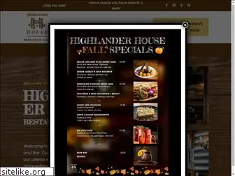 highlanderhouserestaurant.com