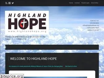 highlandhope.org
