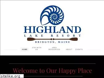 highlandlakeresort.com