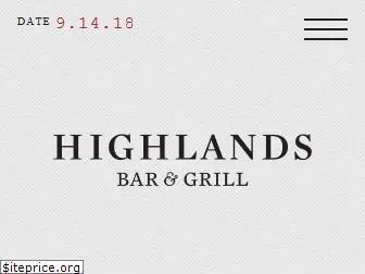 highlandsbarandgrill.com