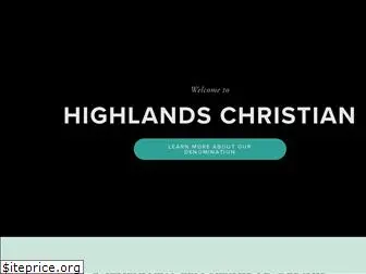 highlandschristianchurch.com