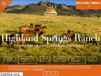 highlandspringsranch.com