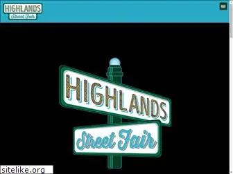 highlandsstreetfair.com