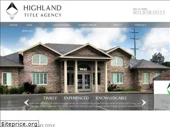 highlandtitleutah.com