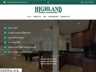 highlandwaterproofing.com