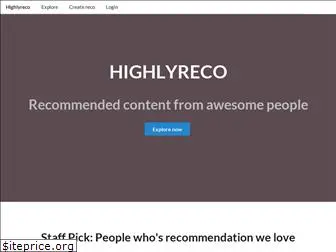 highlyreco.com