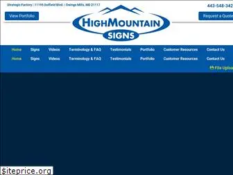 highmountainsigns.com