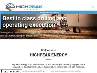 highpeakenergy.com