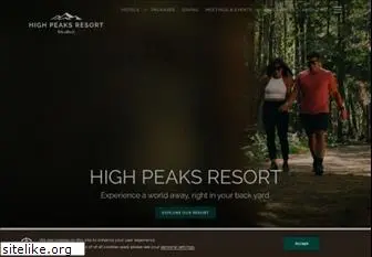 highpeaksresort.com