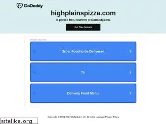 highplainspizza.com