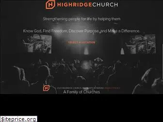 highridgechurch.com