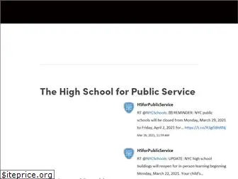 highschoolforpublicservice.com