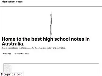 highschoolnotes.com.au