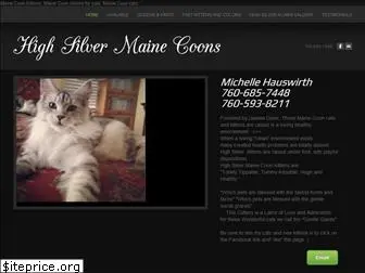 highsilvermainecoons.com