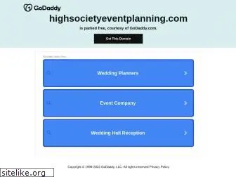 highsocietyeventplanning.com