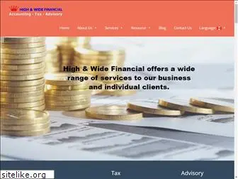 highwidefinancial.com