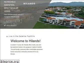 hilandsapartments.com