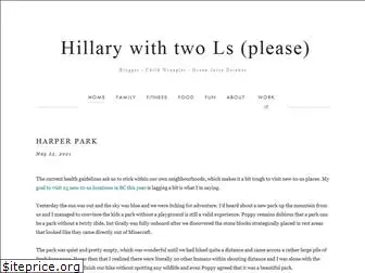 hillarywith2ls.com