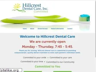 hillcrestdentalcare.org