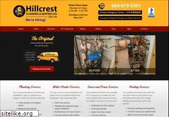 hillcrestplumbingandheating.com