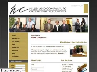 hillinandcompany.com