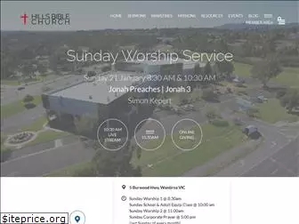 hillsbiblechurch.org