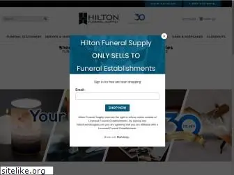 hiltonfuneralsupply.com
