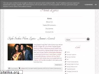 hindi-lyrics.blogspot.com