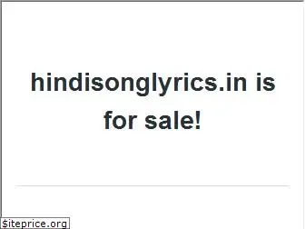 hindisonglyrics.in